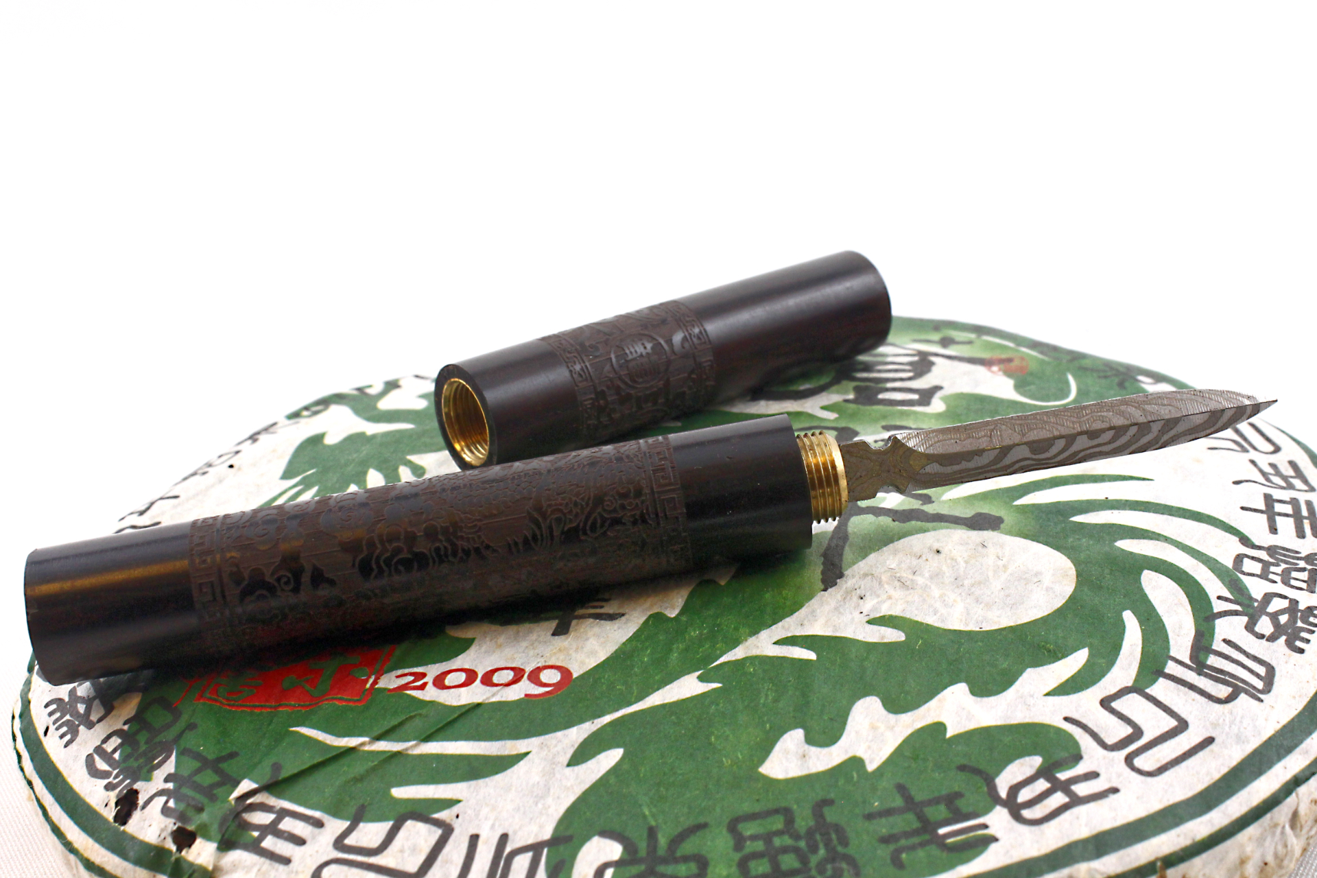 Pu Erh - Messer mit Verschluss