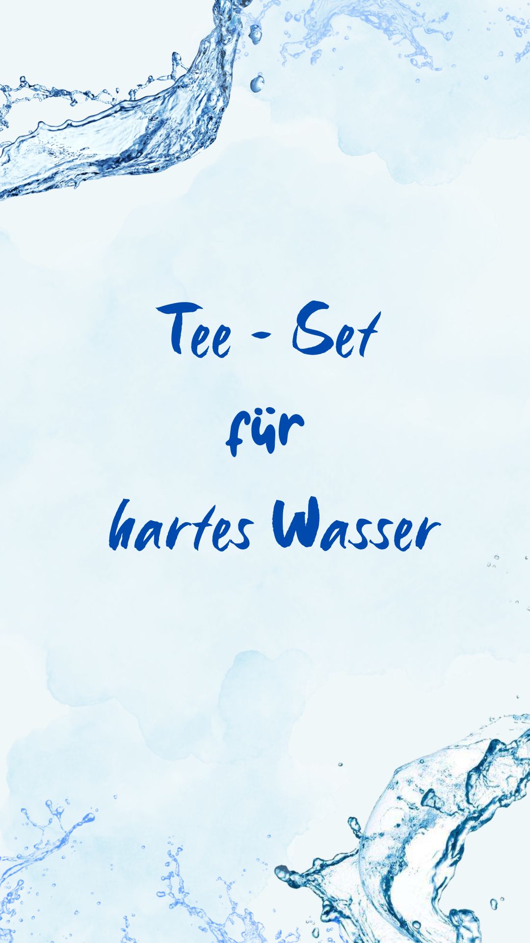 Grüntees und Oolong für hartes Wasser