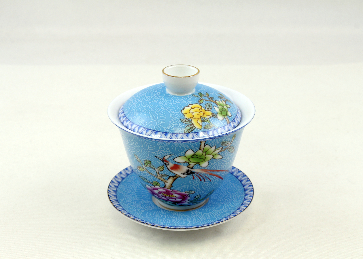 Gaiwan mit Holzakzenten - 100 ml